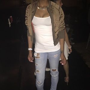 Army Green bomber jacket